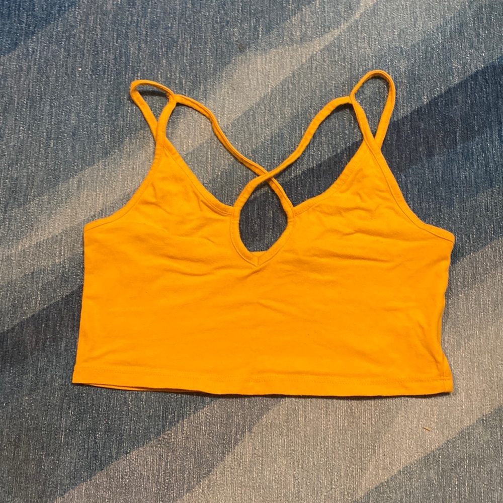 Size small Forever 21 yellow crop top
